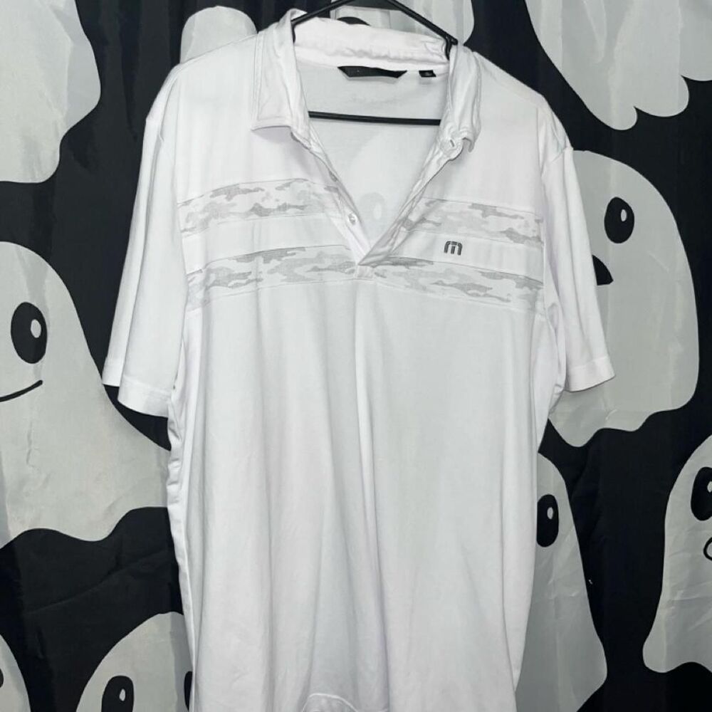 Travis-matthew Men's White Polo-shirts